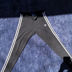 ADIDAS three stripes black leggings